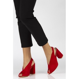 Sandały Filippo DS1292/20 Rd czerwone 1