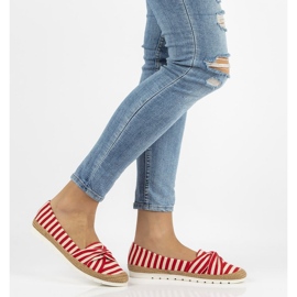 Półbuty Filippo DP1368/20 Rd czerwone niebieskie 1