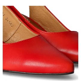 Sandały Filippo 04481-08/00-1 Czerwony czerwone 2