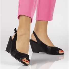 Sandały Filippo DS36/16 Bk czarne 1