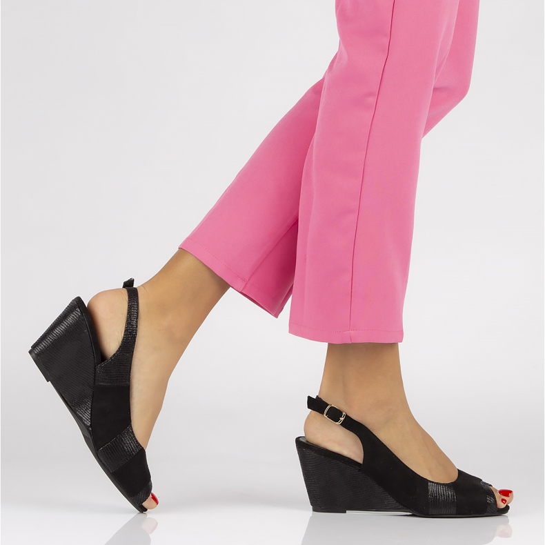 Sandały Filippo DS36/16 Bk czarne 2