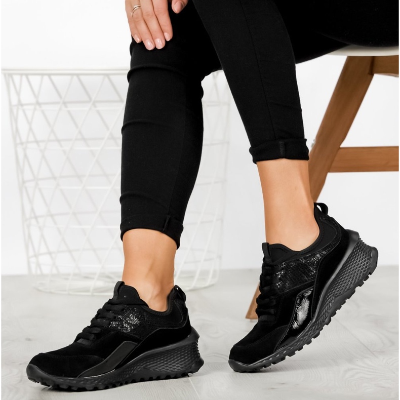 Półbuty Filippo DP1531/20 Bk czarne 2