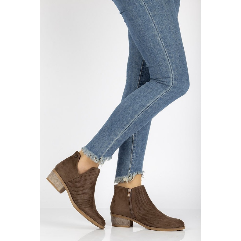 Botki Filippo DBT2071/21 Br brązowe 2