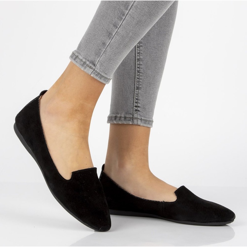 Skórzane lordsy Filippo DP1274/21 Bk czarne 2