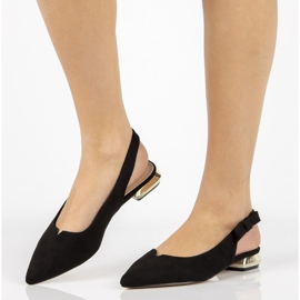 Czółenka na obcasie FILIPPO DP2092/21 Bk czarne 2