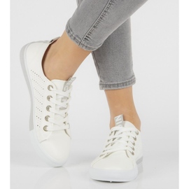 Trampki Filippo DP2288/21 Wh Gr białe 1