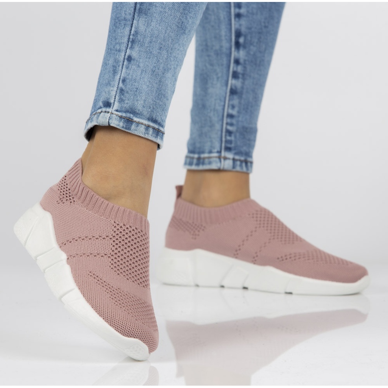 Sneakersy damskie Filippo DTN2182/21 Pi różowe 1