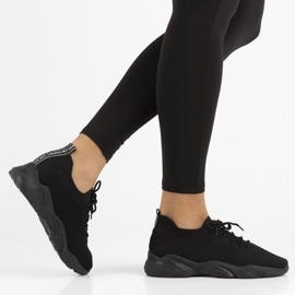 Sneakersy damskie Filippo DTN2184/21 Bk czarne 1