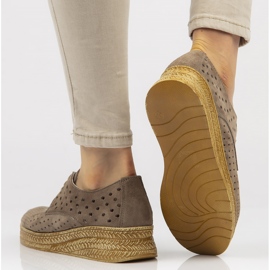 Skórzane półbuty Filippo DP2162/21 Sd brązowe 1