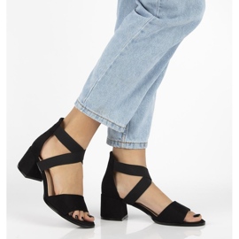 Sandały Filippo DS2093/21 Bk czarne 2