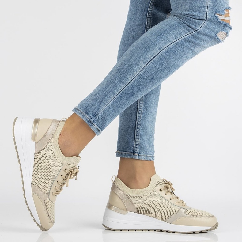 Sneakersy Filippo DP2002/21 Be beżowe beżowy 1