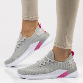 Sneakersy damskie Filippo DSP2299/21 Gr szare 1