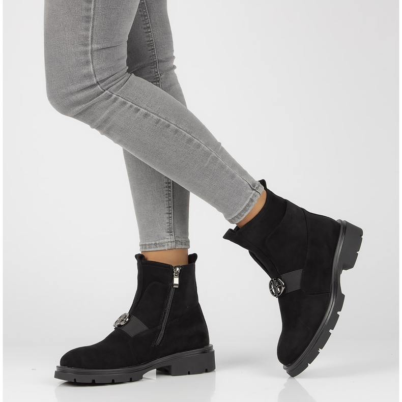 Botki Filippo DBT3330/21 Bk czarne 1