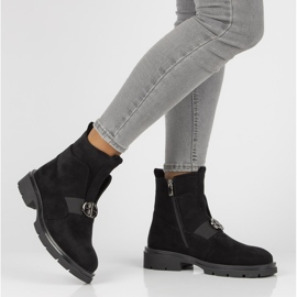 Botki Filippo DBT3330/21 Bk czarne 2