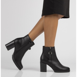 Botki Filippo DBT3077/21 Bk czarne 1