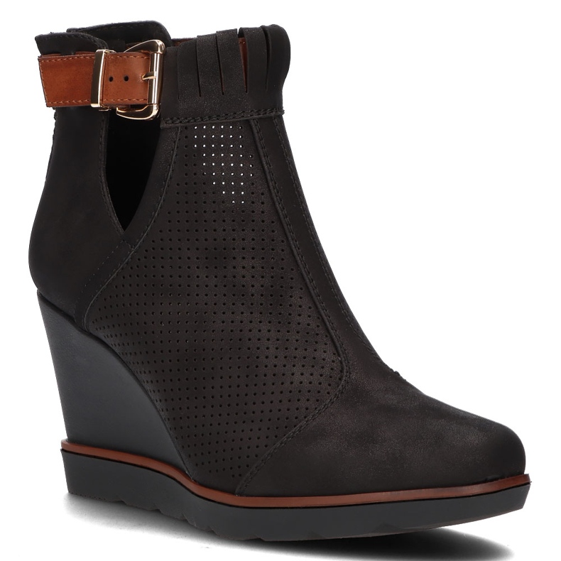 Botki Filippo DBT207/21 Bk czarne 1