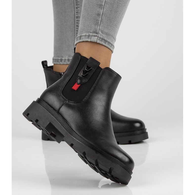 Botki Filippo DBT3085/21 Bk czarne 1