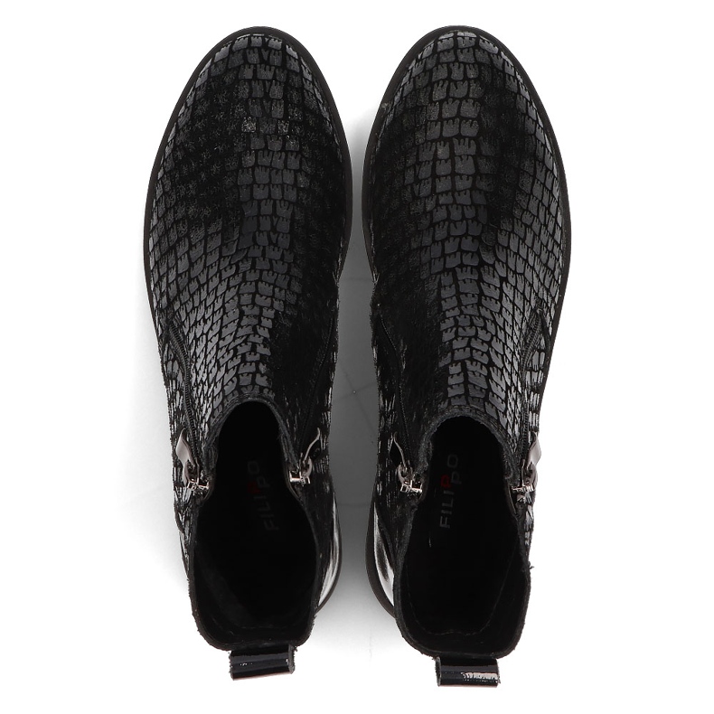 Botki Filippo DBT3208/21 Bk czarne 1