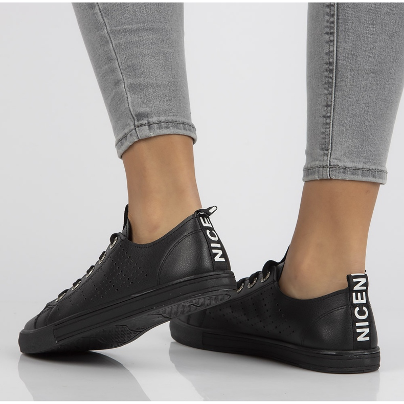 Trampki Filippo DP2288/21 Bk Bk czarne 1