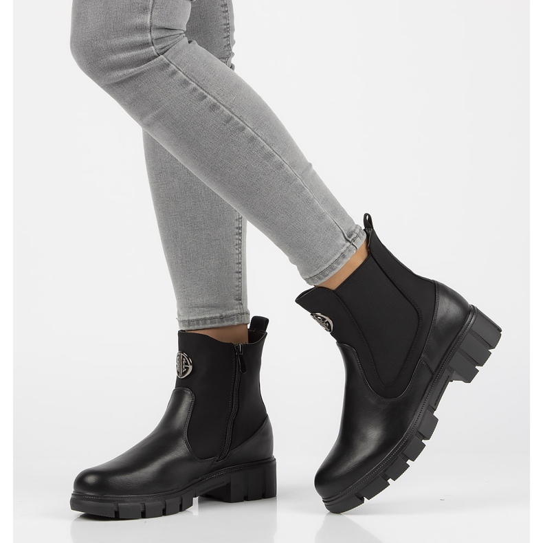 Botki Filippo DBT3050/21 Bk czarne 1