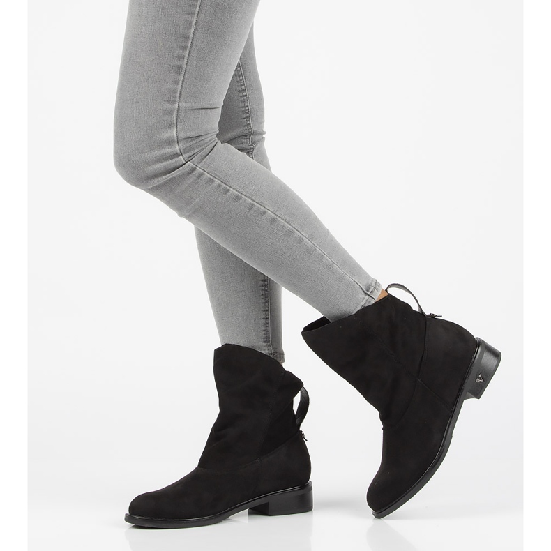 Botki Filippo DBT3049/21 Bk czarne 1