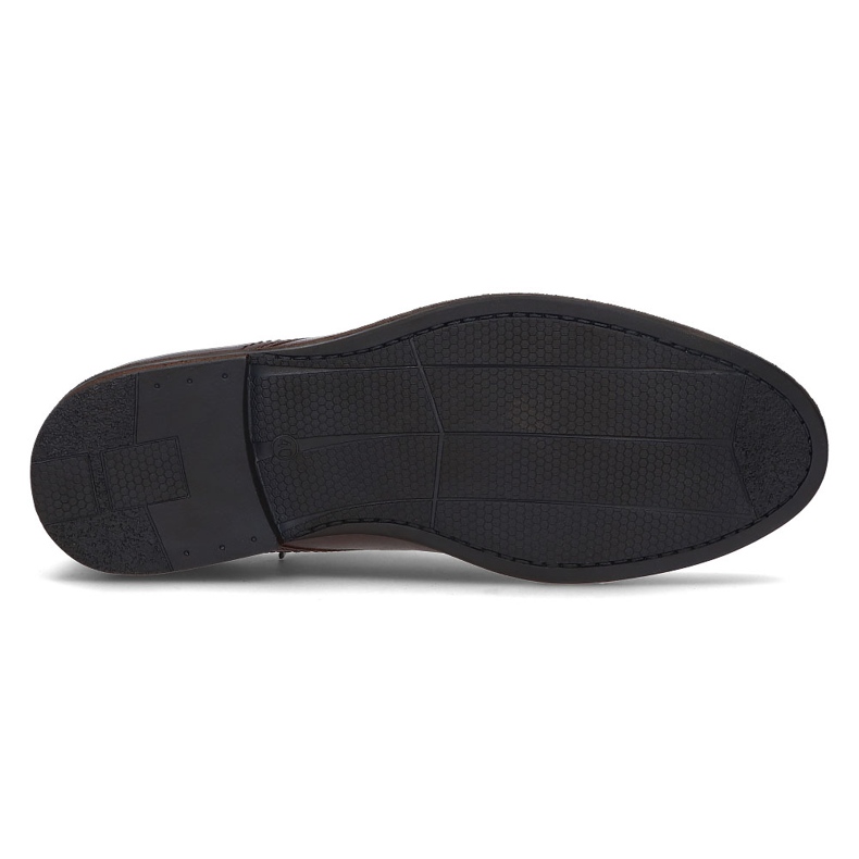 Skórzane półbuty Filippo 1726 brązowe 2