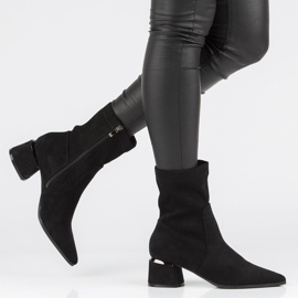 Botki Filippo DBT1542/21 Bk czarne 1