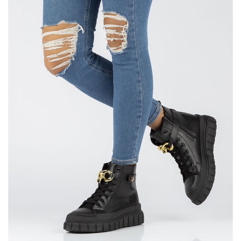 Botki Filippo V2001 czarne 1