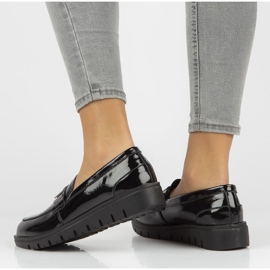 Skórzane półbuty Filippo DP3204/21 Bk czarne 1