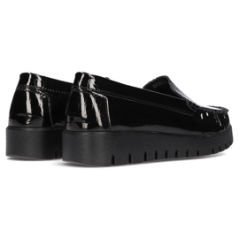 Skórzane półbuty Filippo DP3024/21 Bk Cr czarne 2