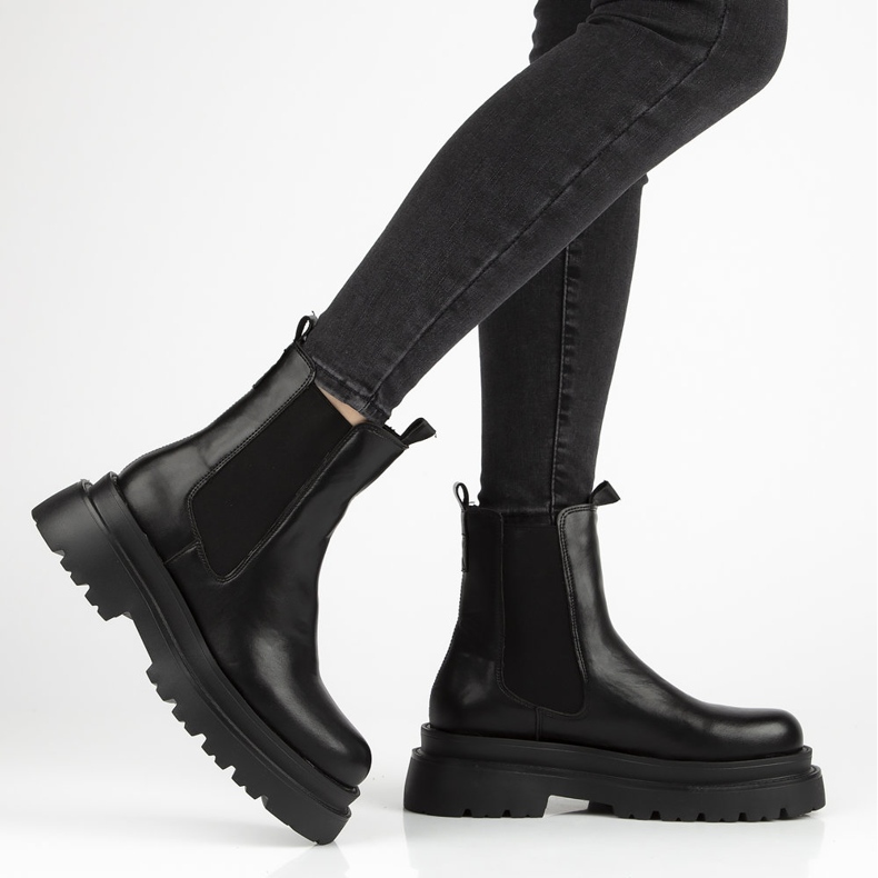 Botki Filippo DBT3002/21 Bk czarne 1