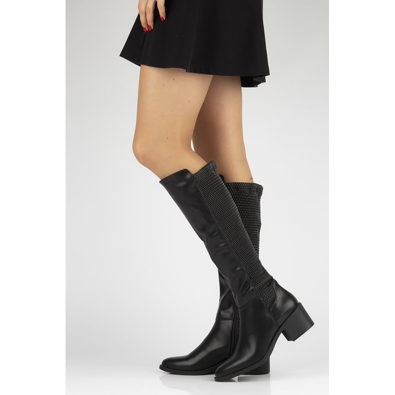 Kozaki Filippo DKZ1583/21 Bk czarne 1