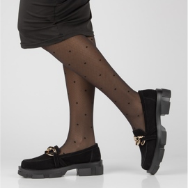 Skórzane półbuty Filippo DP3221/22 Bk S czarne 1