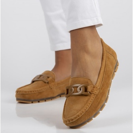 Skórzane mokasyny Filippo DP3630/22 Br brązowe 2