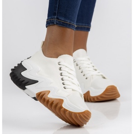 Sneakersy Filippo UB07P Wh białe 1