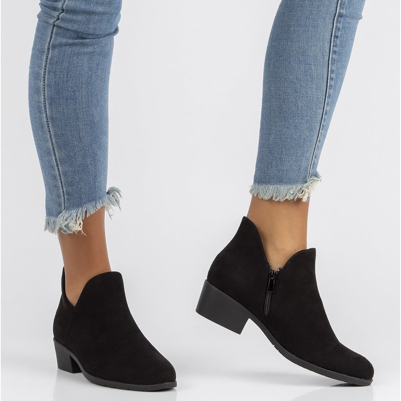 Botki Filippo DBT3673/22 Bk czarne 2