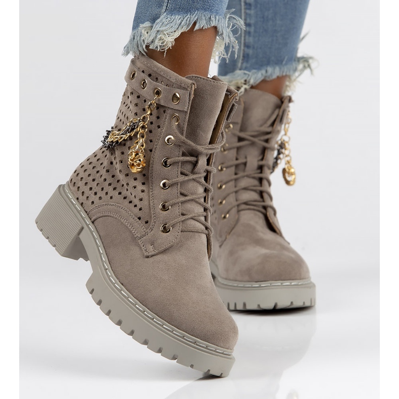 Botki Filippo DBT3677/22 Gr szare 2