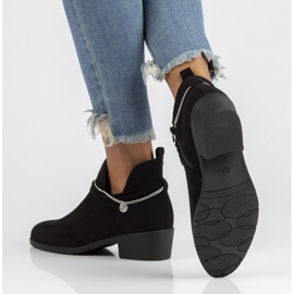 Botki Filippo DBT3672/22 Bk czarne 2