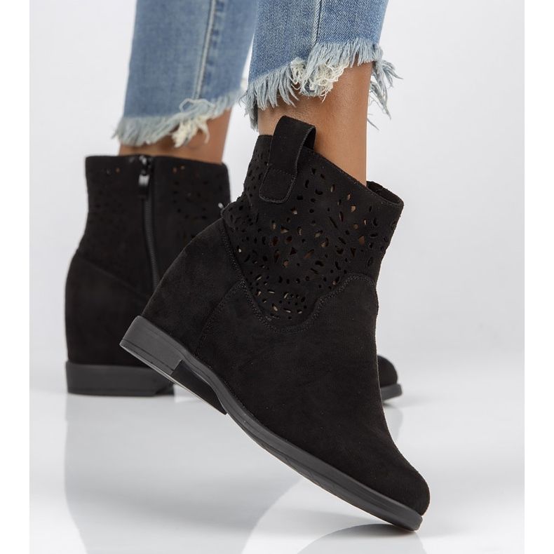 Botki Filippo DBT3676/22 Bk czarne 1