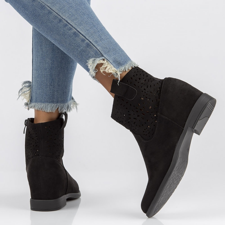 Botki Filippo DBT3676/22 Bk czarne 2