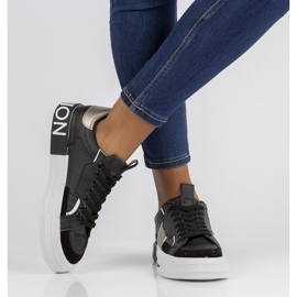 Sneakersy Filippo GG599 czarne 2