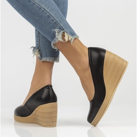 Skórzane półbuty Filippo DP3521/22 Bk czarne 1