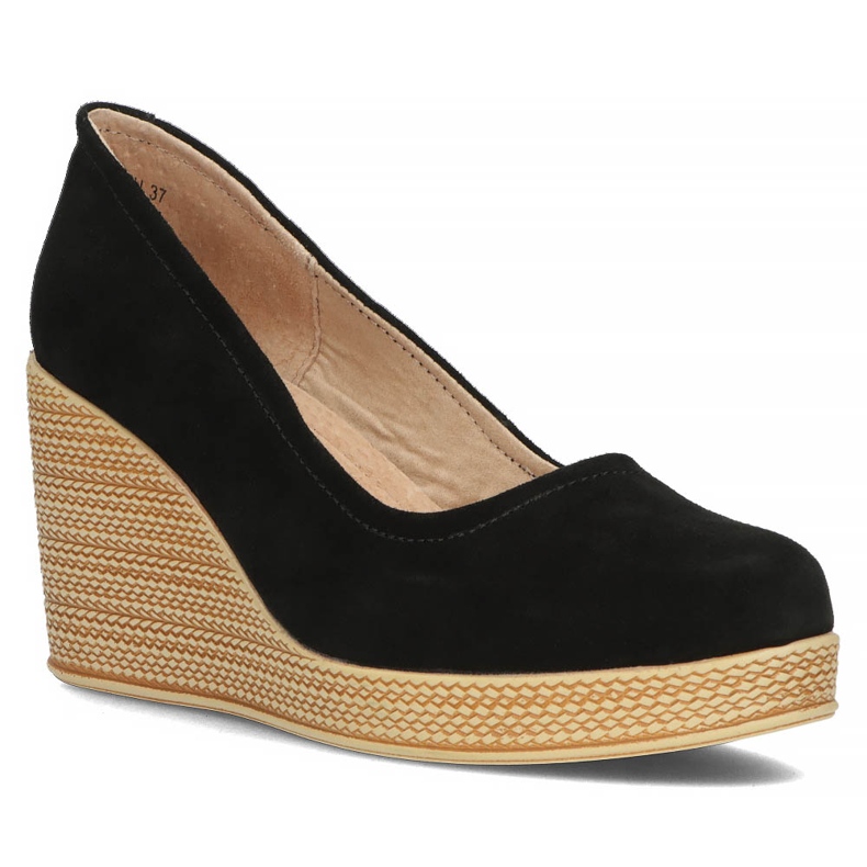 Skórzane półbuty Filippo DP3521/22 Bk Su czarne 1