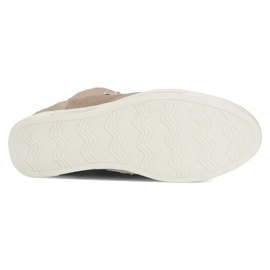 Skórzane Sneakersy Filippo DBT3552/22 Be beżowe beżowy 3
