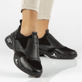 Skórzane półbuty Filippo DP3911/22 Bk czarne 1