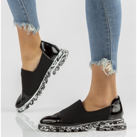 Skórzane półbuty Filippo DP3920/2022 Bk czarne 1