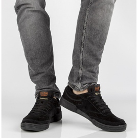 Skórzane buty Filippo MSP2123/22 Bk czarne 2