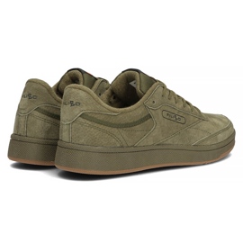 Skórzane buty Filippo MSP2123/22 Kh khaki zielone 1