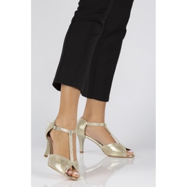 Sandały Filippo DS1360/22 Go złote złoty 2