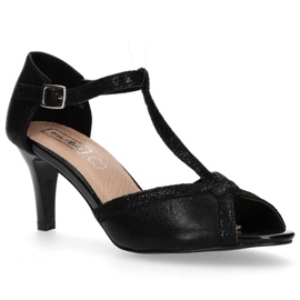 Sandały Filippo DS1360/22 Bk Black czarne 1